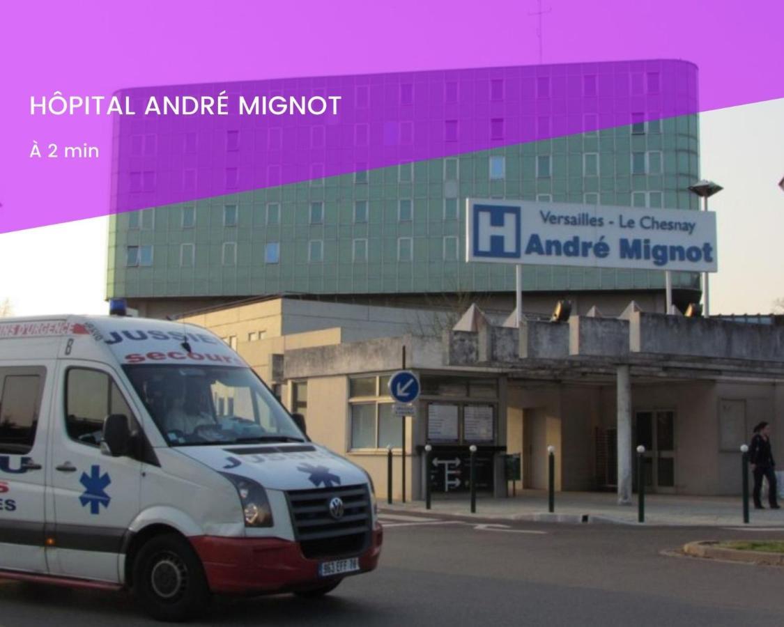 Le Cocon Des Couples Tout Proche Versailles - En Face De L'Hopital Mignot Le Chesnay  Eksteriør bilde